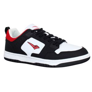 Zapato Deportivo, Hombre, Black White Red, JX8776E