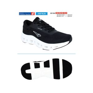 Zapato Deportivo, Hombre, Black White, JX8782B, (38-42)