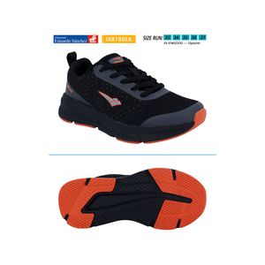 Zapato  junior refjx8788ek full black (33-37)