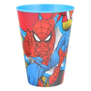 Vaso Infantil Spiderman Stor, 430ml, 12x9cm, 74706