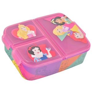 Lonchera Multi Compartimento Princesas Disney Stor, 18x14x6cm, 51220