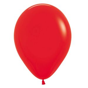 Globo fashion s r-12 rojo 015 \ 231235 x12 pz