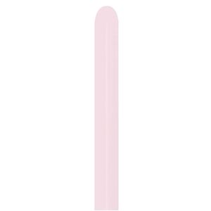 Globo pastel mate 260 rosado 009 \ 156583 x100 pz.