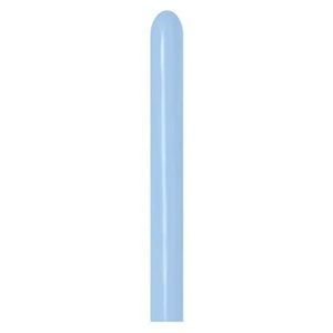 Globo pastel mate 260 azul 640 \ 156613 x100 pz.