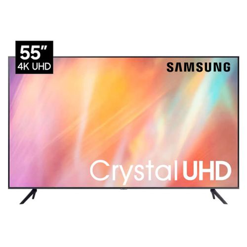 Televisor LED Samsung 55 Pulgadas, 4K Ultra HD, UN55AU7000PCZE