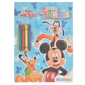 Libro Actividades Mundo Colores Mickey, 20x27cm, bp-d-cc-3309