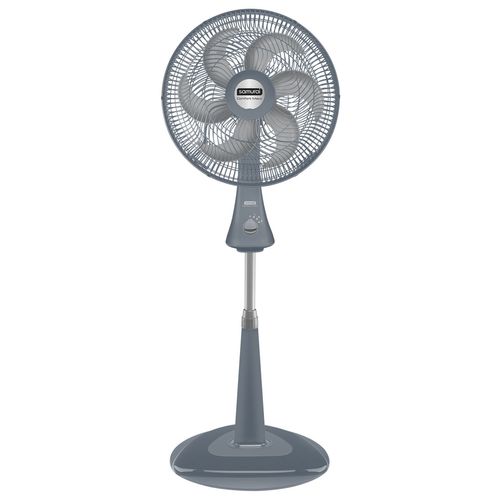 Ventilador Gris 2 en 1 Samurai, 3 Velocidades, 49x49x127cm, ve740i0 18