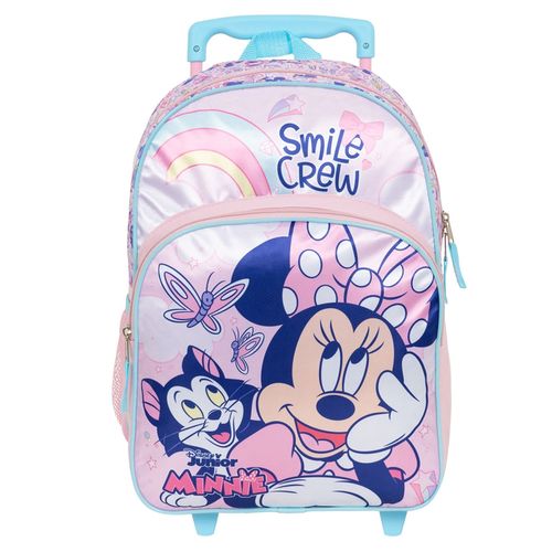 Mochila Minnie Mouse con Ruedas, 12x28x40cm, ewe179739-rs