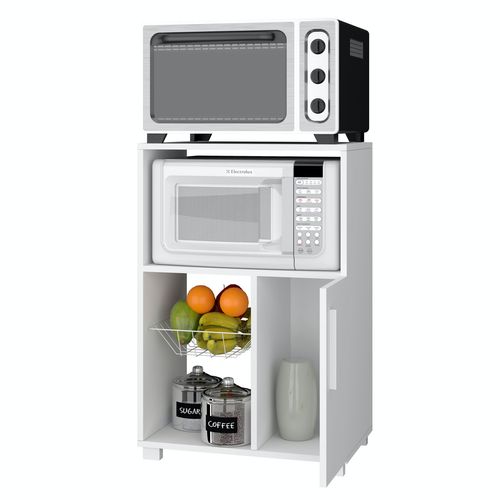 Frutera Brv, 1 puerta, 1 Nicho, Canasta, Blanco, 35.5x54x80cm, BF 11-06EX