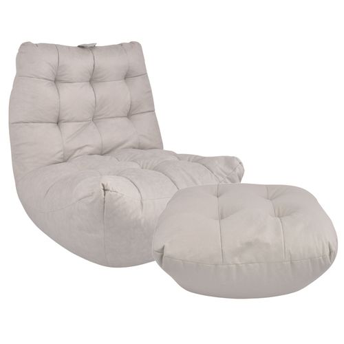 Sofa Home Life, Reposapies, Beige, 70x70x60cm 50x50cm, SAN5311