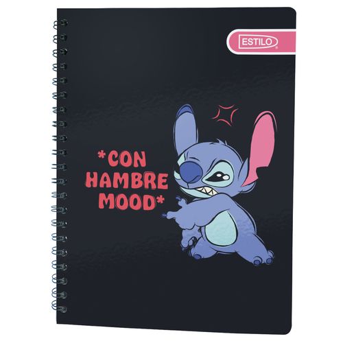 Cuaderno Universitario Estilo, Stitch, 1 Línea, 100 H, Diseño Surtido, 10108061