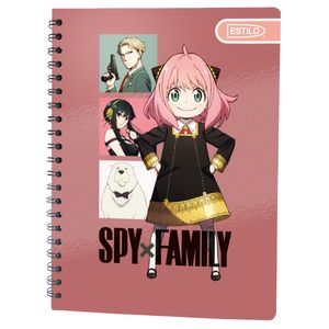 Cuaderno Universitario SpyxFamily Estilo, Diseño Surtido, 100 H, Cuadro