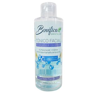 Tonico facial benefica colágeno y glicerina 200ml ref: t10333