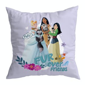 Cojín Home Life, Disney Princesas, 50x50x17.5cm, 881278