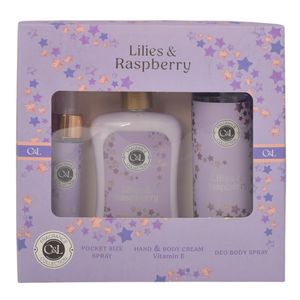 Set x 3 lilies raspberry for her ref:16972