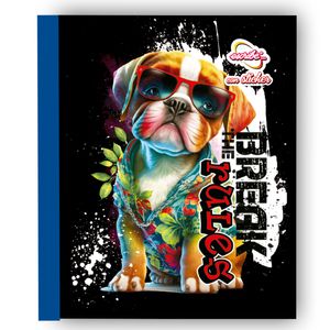 Cuaderno Cosido Escribe, 1 Línea, 100 H, Diseño Surtido, 214218