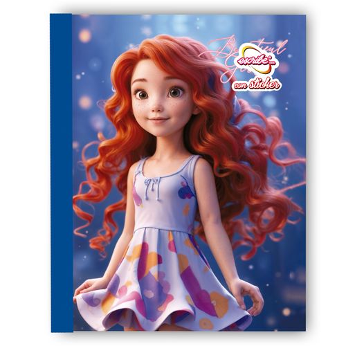 Cuaderno Cosido Escribe, 2 Líneas, 100 H, Diseño Surtido, 214225