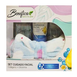 Gift set benef colag+glic(agua mic120+gel limp120+ton 200+reg)