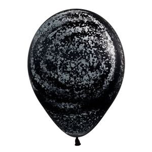 Globo fashion s r-12 negro 080 \ 172941 graffiti plata x50pz.