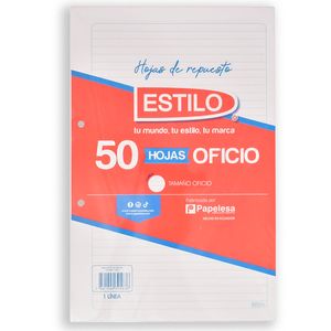 Hojas bond tamaño oficio 1l x50h ref:3976