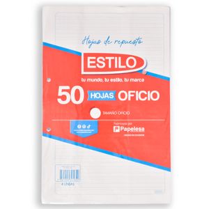 Hojas bond tamaño oficio 4l x50h ref:5908