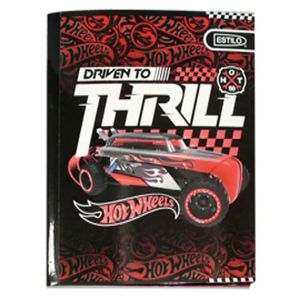 Cuaderno Cosido Hot Wheels, 4 Líneas, 100 H, Diseño Surtido, 15850