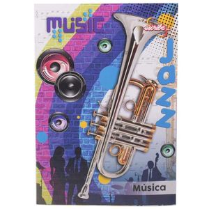 Cuaderno Grapado de Música Escribe, 50 H, Diseño Surtido, 18x15cm, 211552