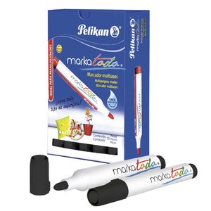 Marcador pelikan negro markatodo p \ redonda ref:ma.p.117