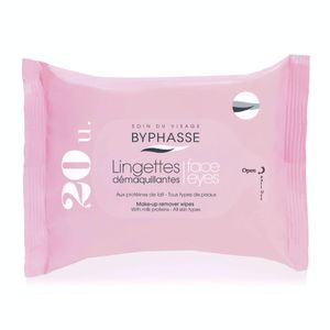 Toallas Desmaquillantes Byphasse, Propiedad de Leche, 20 Unidades, 94233