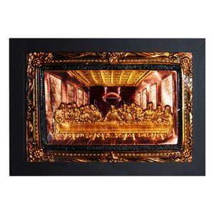 Cuadro cena religioso c \ vidrio surt.(56x85cm)