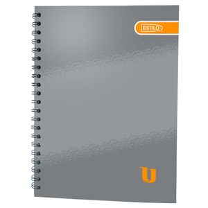 Cuaderno univer. estilo 100h cuadros pd c \ stickers ref:19831