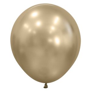 Globo silk r-18 dorado 870 \ 415079 x25 pz.