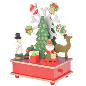 Figura dec.nav.carrusel madera ref:es27256 13.5x10x20cm