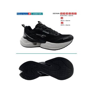 Calzado  running hombre jx8861m5 (38-43) black \ white