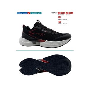 Calzado  running hombre jx8861m6 (38-43) black \ dk.grey \ red