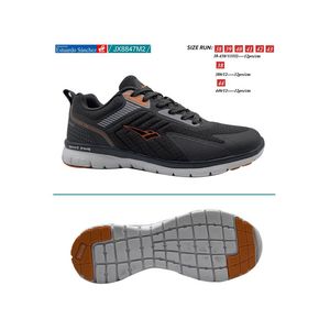Calzado  running hombre jx8847-m2 (38-43) dk.grey \ orange