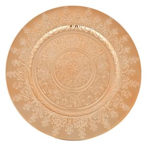 Plato base plast.dorado ref:es27042 (33cm)