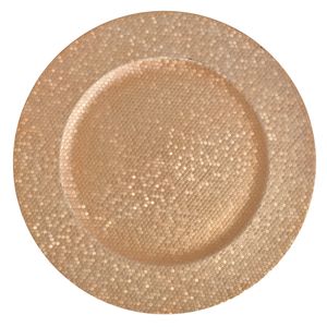 Plato base plast.dorado ref:es27048 (33cm)