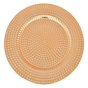 Plato base plast.dorado ref:es27060 (33cm)