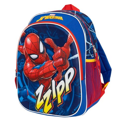Mochila Escolar Ultimate Spiderman, Azul Con Rojo, EME179263-AZ