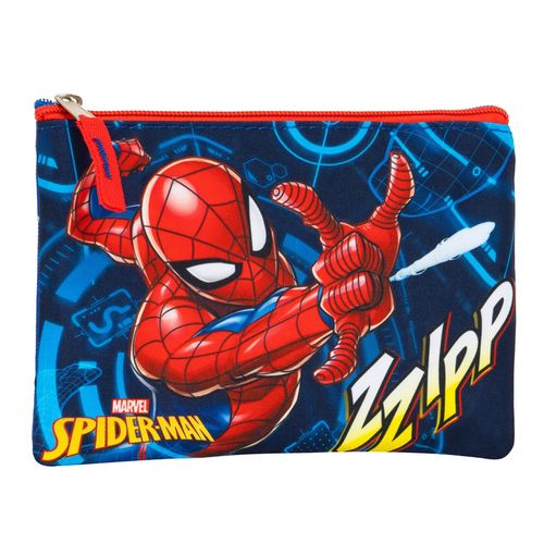Cartuchera Sencilla Ultimate Spiderman, Azul Con Rojo, EPB179298-AZ