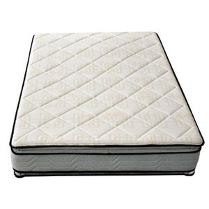 Colchón Paraiso, Premium, Blanco y Gris, 2 Plazas, c rpp doble top 135