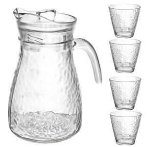 Jarra c \ vaso vidrio x5 pz.ref:san5397 \ alwy-5 (1lt 230ml)