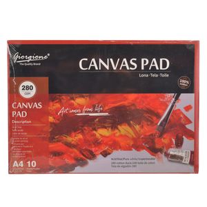 Block papel canvas a4 10h ref:es26722 (280g)