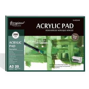 Block papel p \ acrilico 20h a3 ref:es26721 (200g)
