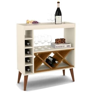 Bar Adega Chateau Batrol, Blanco, 82.5x67x31cm, MDM1002-1