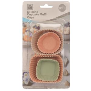 Molde p \ cupcake silicon x12 pz.ref:es27552