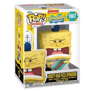 Funko Pop Bob Esponja Pizza, Edición Aniversario N 25, 75738