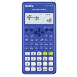 Calculadora cientifica casio 252 funciones azul ref:fx-82laplus2-bu