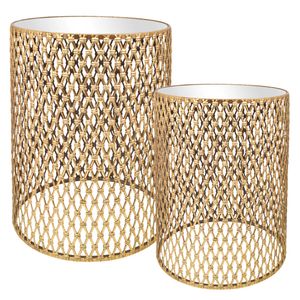 Mesas laterales x2 pcs ref:es27383 38x50cm \ 33x45cm